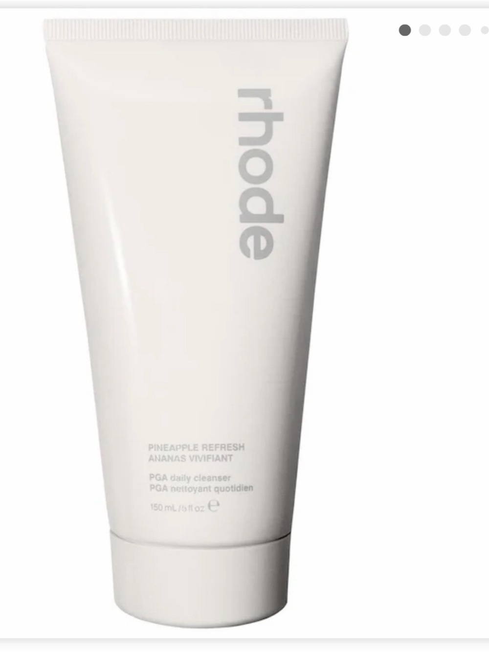 RHODE Pineapple Refresh Daily Cleanser - Cream White Tube